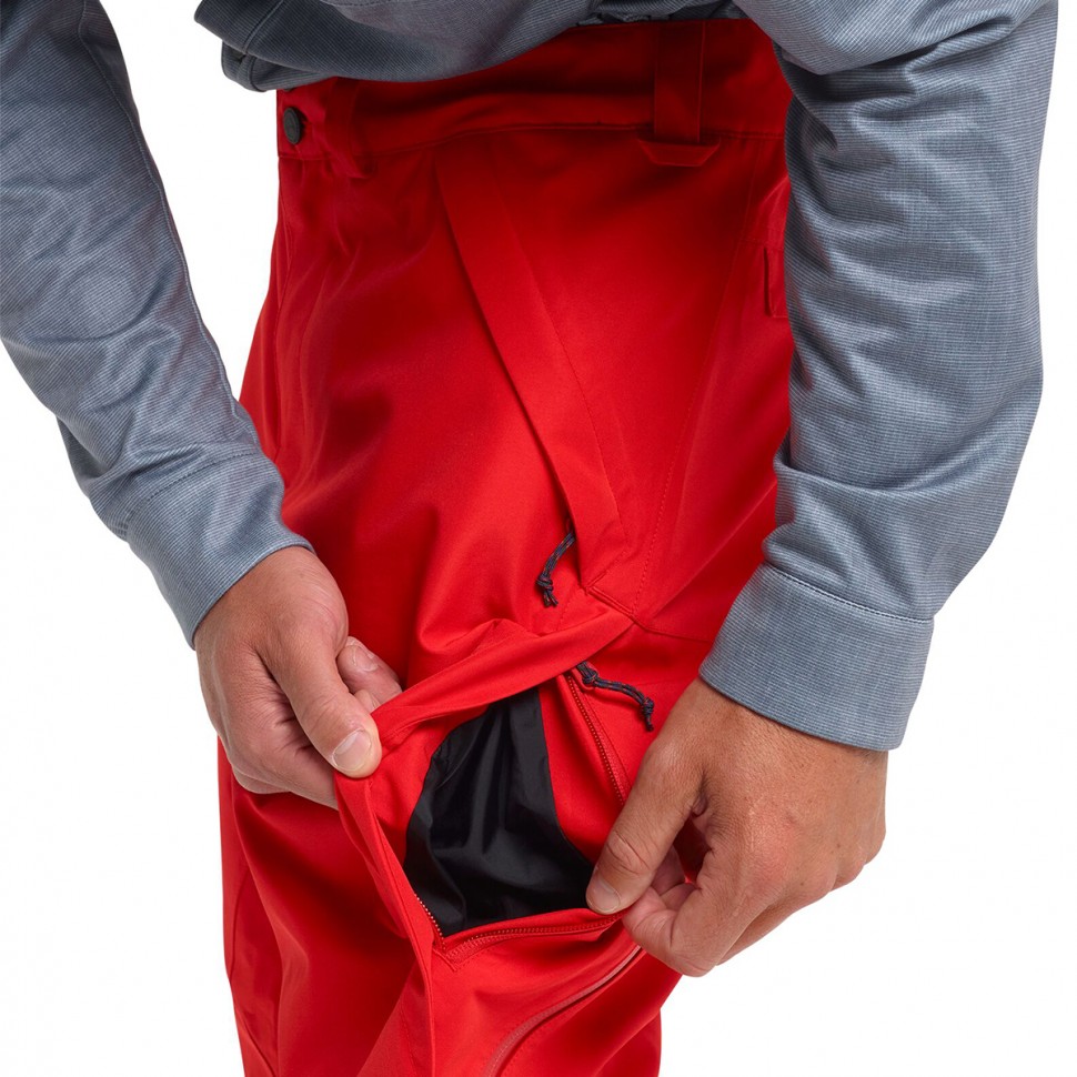 Штаны для сноуборда мужские BURTON M Gore-Tex Vent Pant Flame Scarlet 2020 фото 5