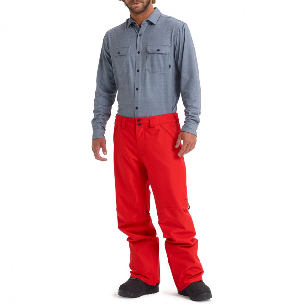 Штаны для сноуборда мужские BURTON M Gore-Tex Vent Pant Flame Scarlet 2020 фото 4