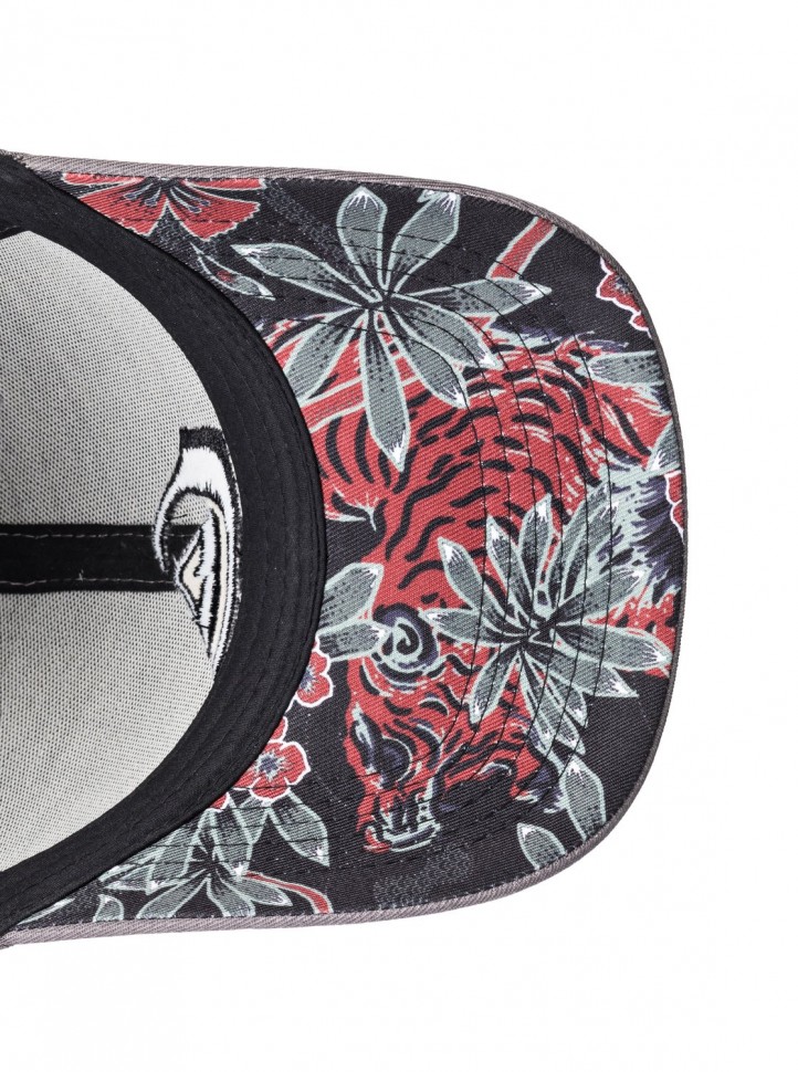 Кепка-бейсболка QUIKSILVER Decades Print Quiet Shade фото 4