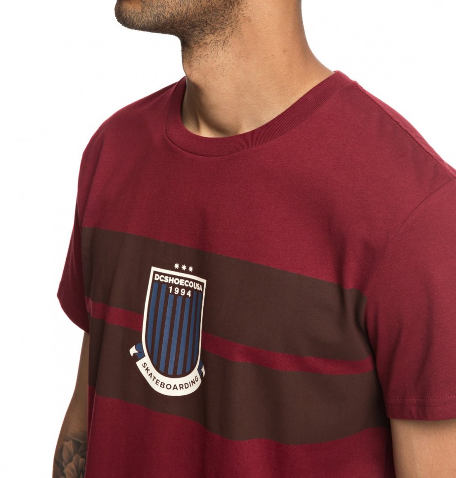 Футболка DC SHOES Derby Ss M Cabernet фото 3