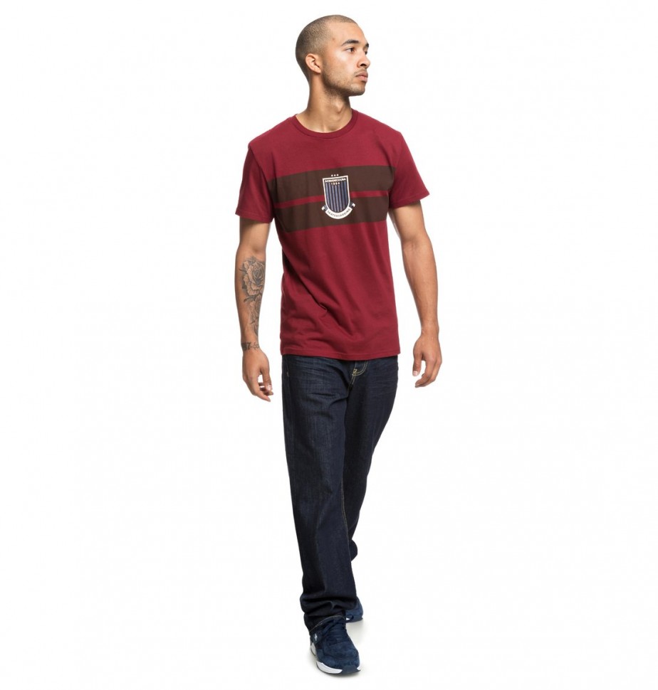 Футболка DC SHOES Derby Ss M Cabernet фото 4