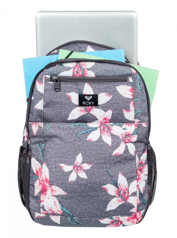 Рюкзак ROXY Here You Are J Charcoal Heather Flower Field фото 4