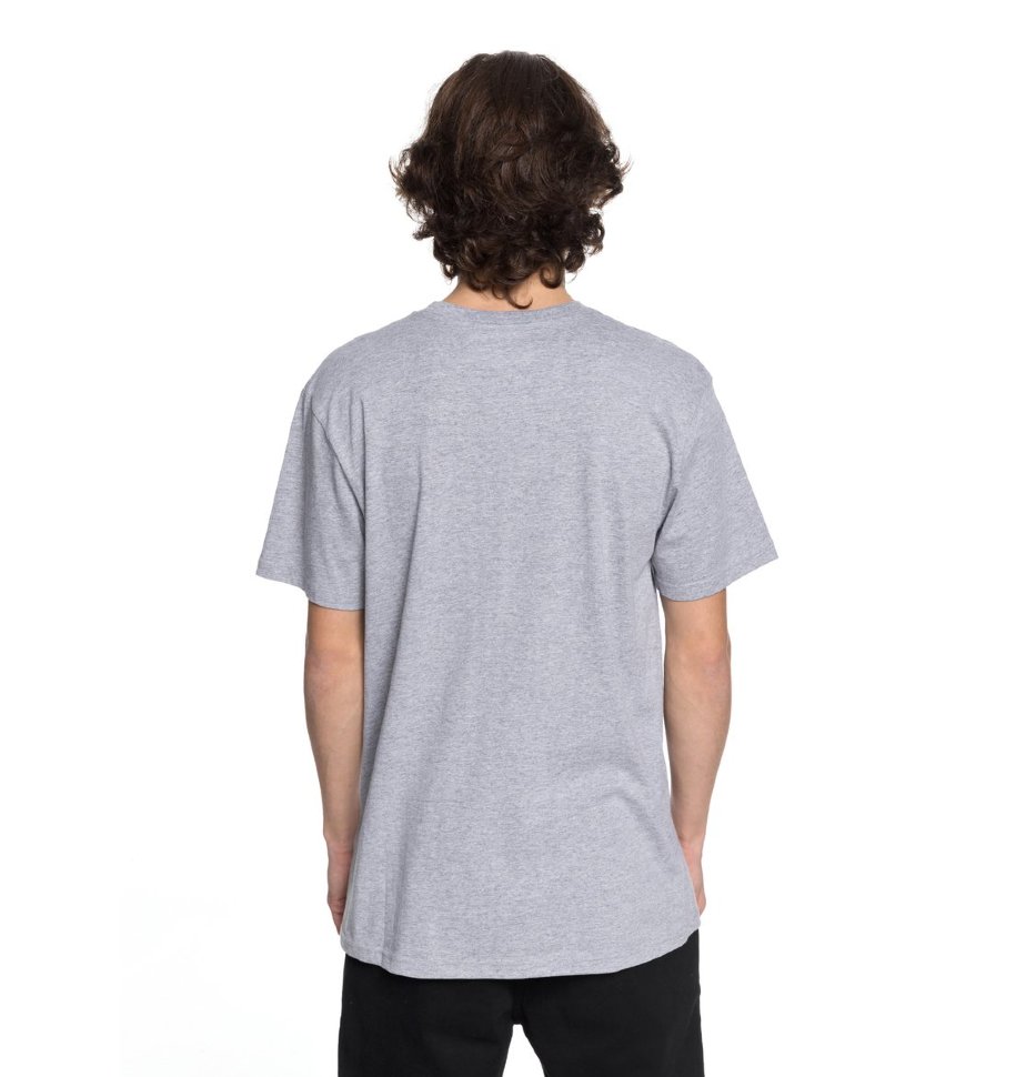Футболка мужская DC SHOES Line Up The Way M Grey Heather фото 3