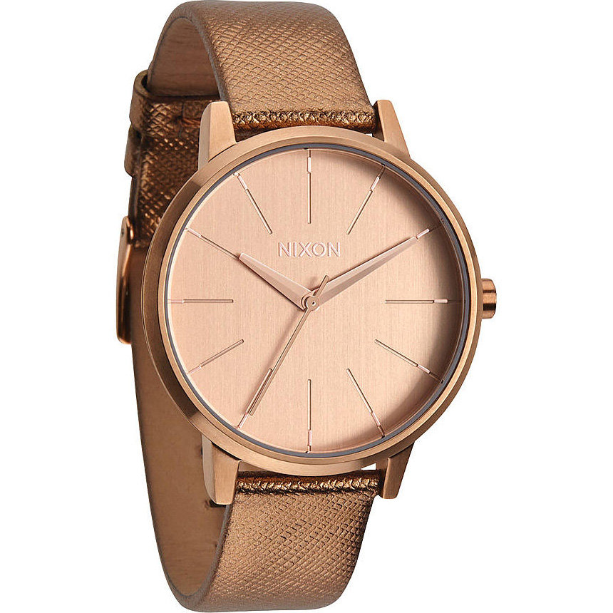 Часы NIXON Kensington Leather A/S Rose Gold Shimmer