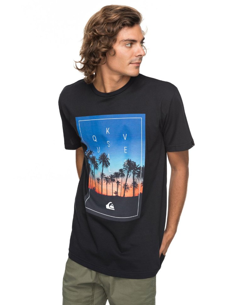 Футболка мужская QUIKSILVER Classalinastars M Black