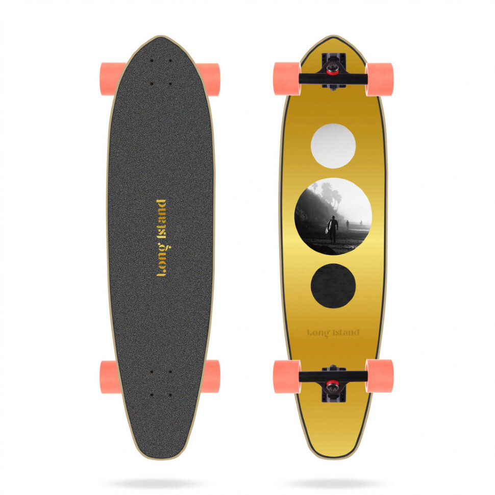 фото Лонгборд в сборе long island 24k kicktail complete 37 дюйм 2022