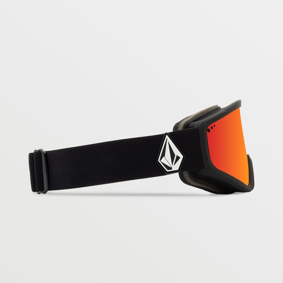 фото Маска горнолыжная volcom attunga matte black red chrome 2024