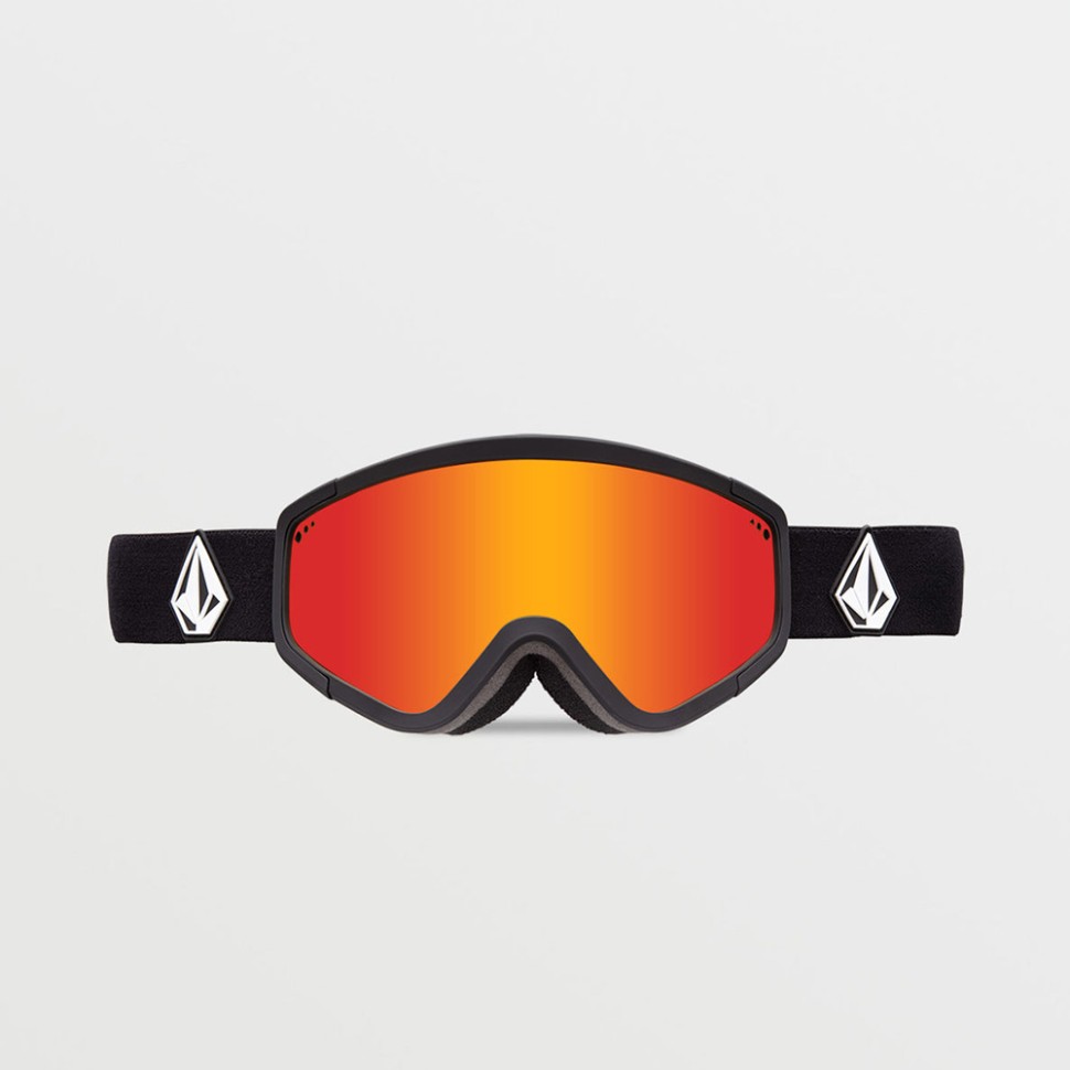 фото Маска горнолыжная volcom attunga matte black red chrome 2024