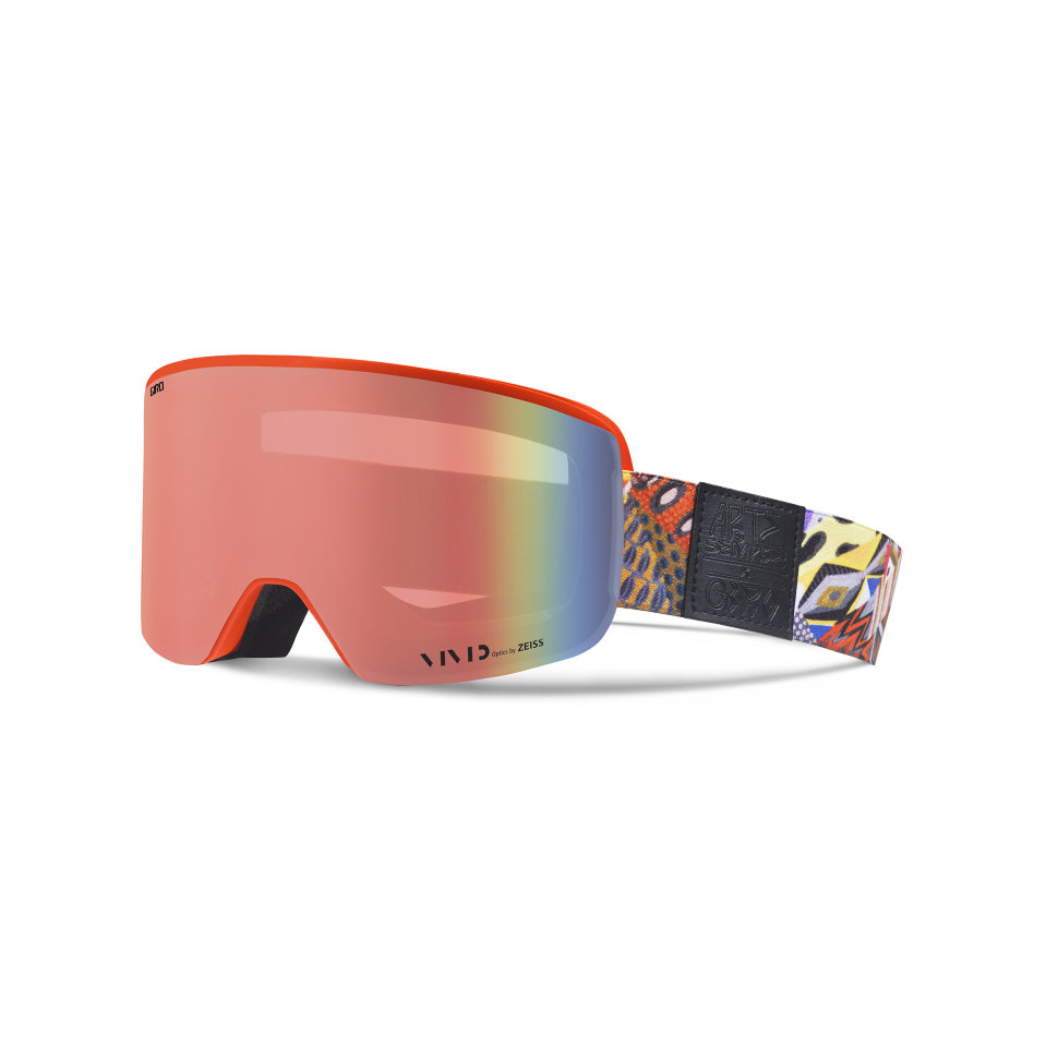 Маска Горнолыжная GIRO Axis Arte Sempre (Zio)/Vivid Copper 19/Vivid Infrared 62 фото 2