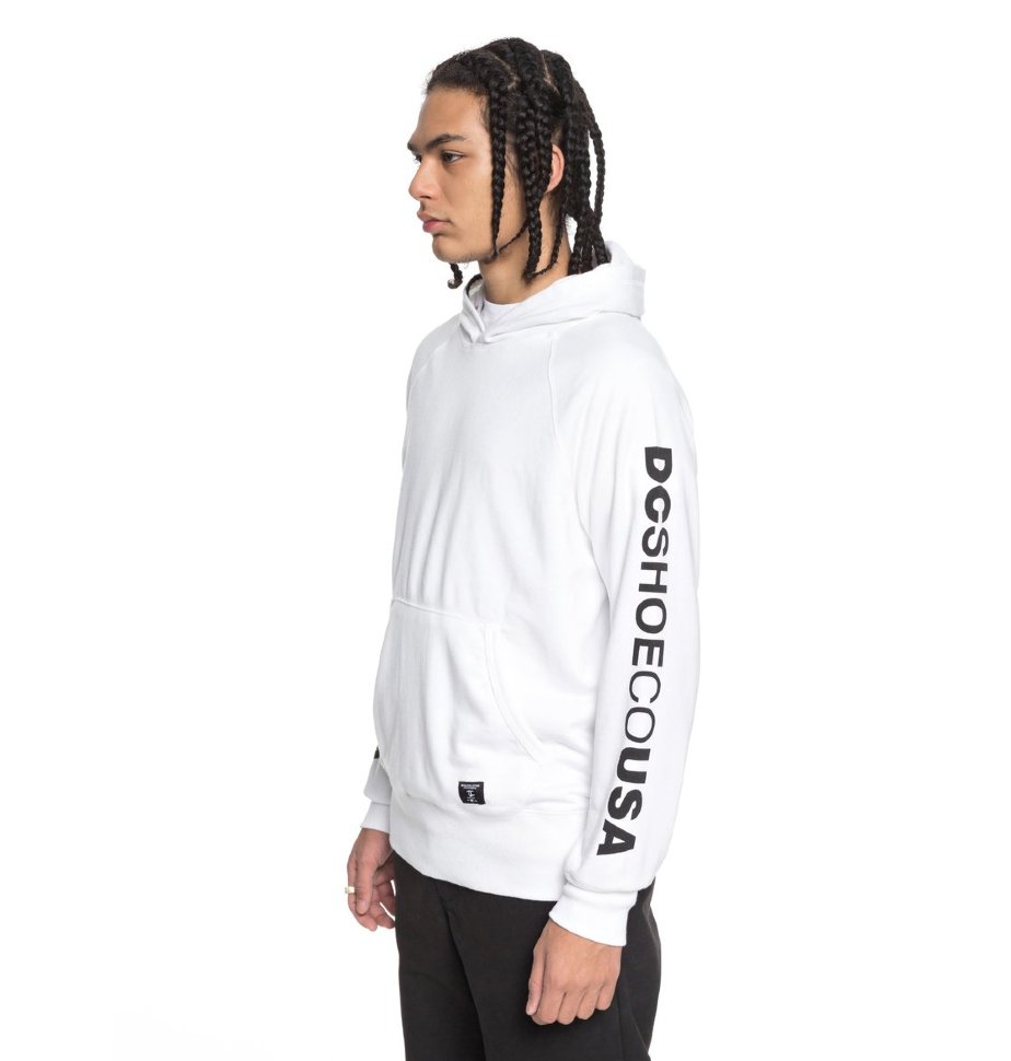Джемпер мужской DC SHOES Tiago Hooded M Snow White фото 2