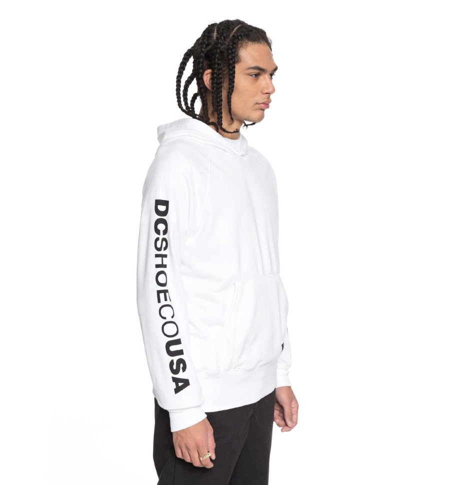Джемпер мужской DC SHOES Tiago Hooded M Snow White фото 3