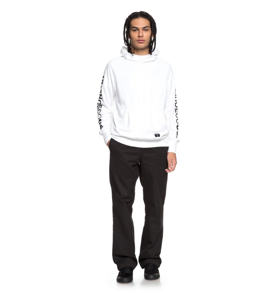 Джемпер мужской DC SHOES Tiago Hooded M Snow White фото 4
