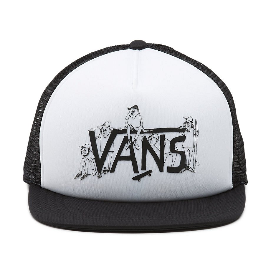 Кепи с козырьком VANS Mn Shaper Gang Truck White/Black фото 3