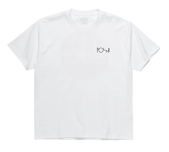 Футболка POLAR SKATE CO. Fill Logo Tee White фото 3
