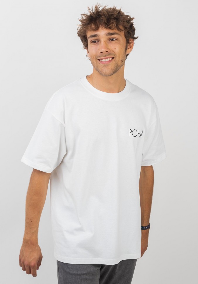 Футболка POLAR SKATE CO. Fill Logo Tee White фото 2