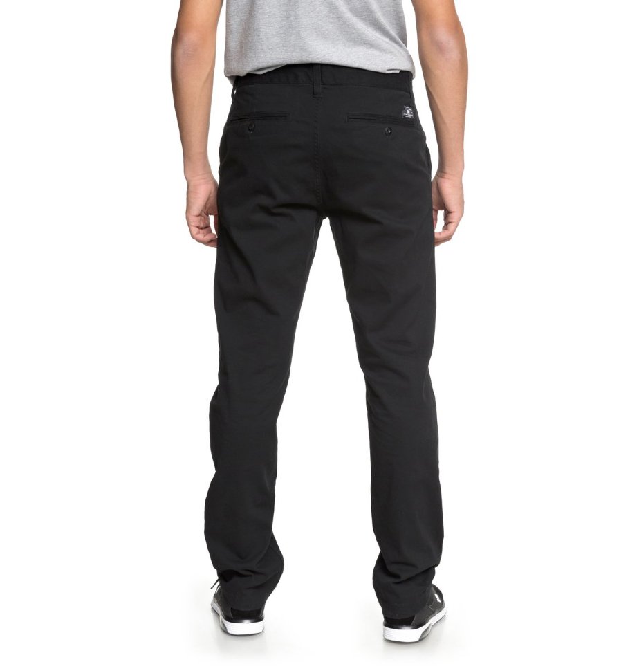 Брюки мужские DC SHOES Wrk Str Chino M Black фото 3