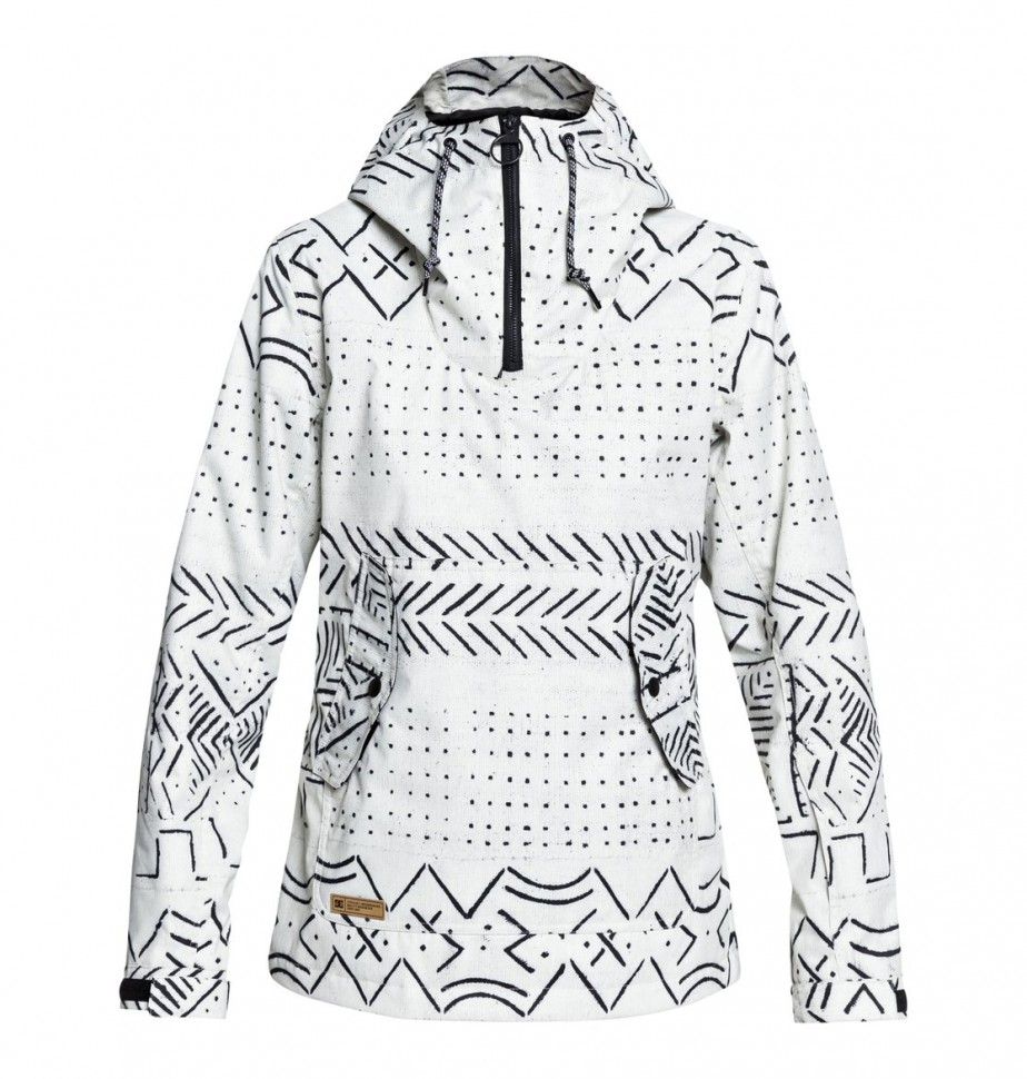 Куртка для сноуборда женская DC SHOES Skyline Jkt J Silver Birch Mud Cloth A