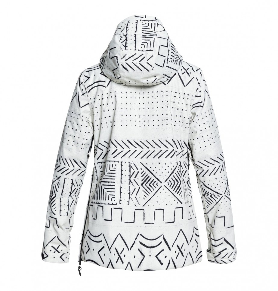 Куртка для сноуборда женская DC SHOES Skyline Jkt J Silver Birch Mud Cloth A фото 2