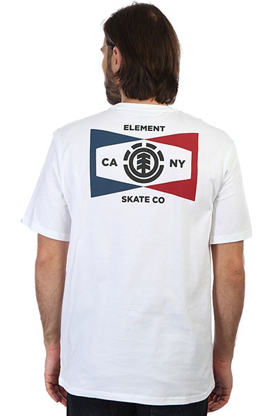 Футболка мужская ELEMENT Segment Ss Optic White фото 2
