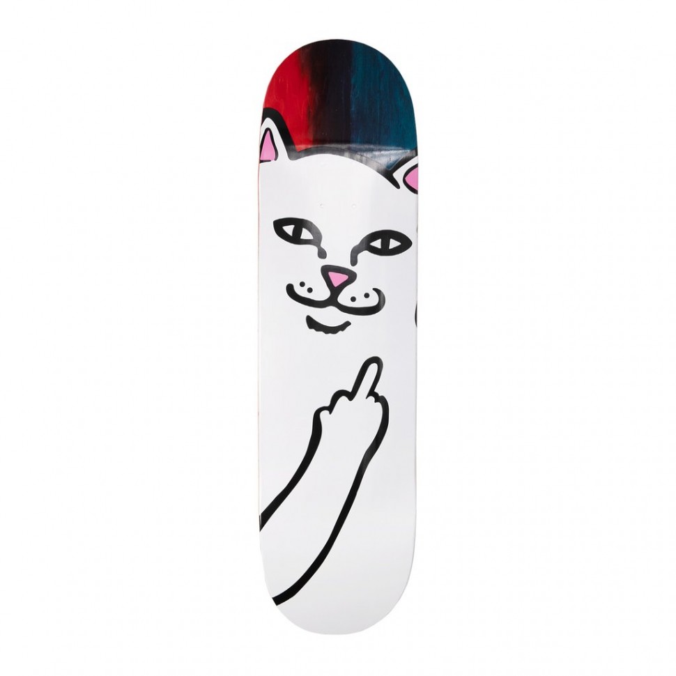 Дека для скейтборда RIPNDIP Lord Nermal Deck Red/Blue 8 дюйм