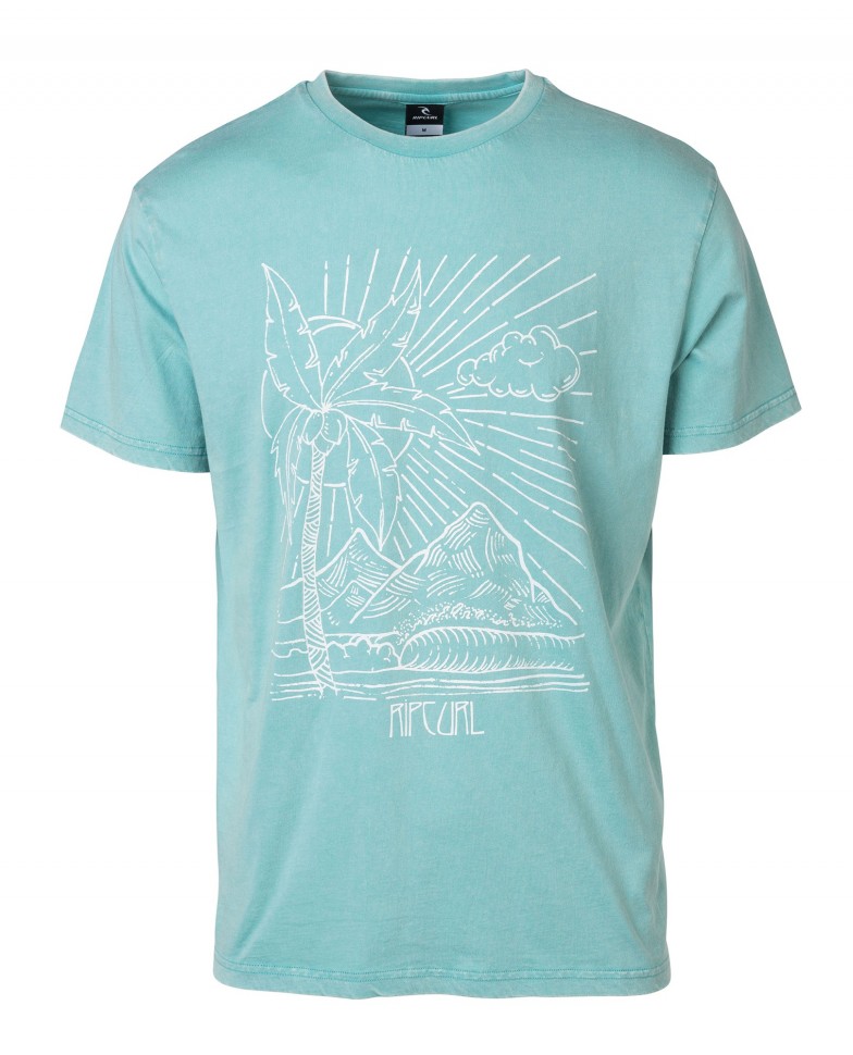 Футболка RIP CURL Arty Cold Dye Tee Nile Blue