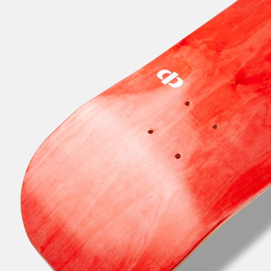 фото Дека для скейтборда фанера small logo красный 8 x 31.7 дюйм 2023