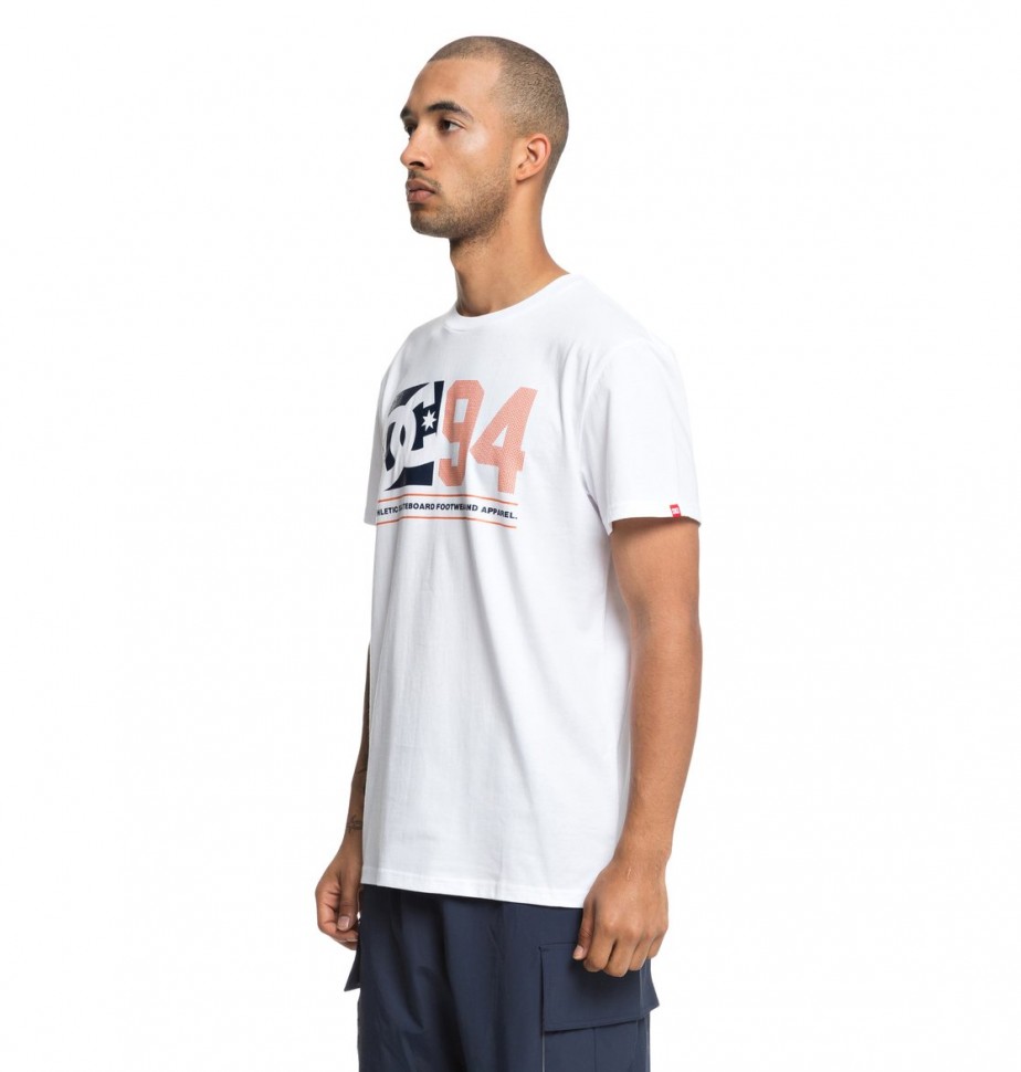 Футболка DC SHOES Player Seven Ss M Snow White фото 2