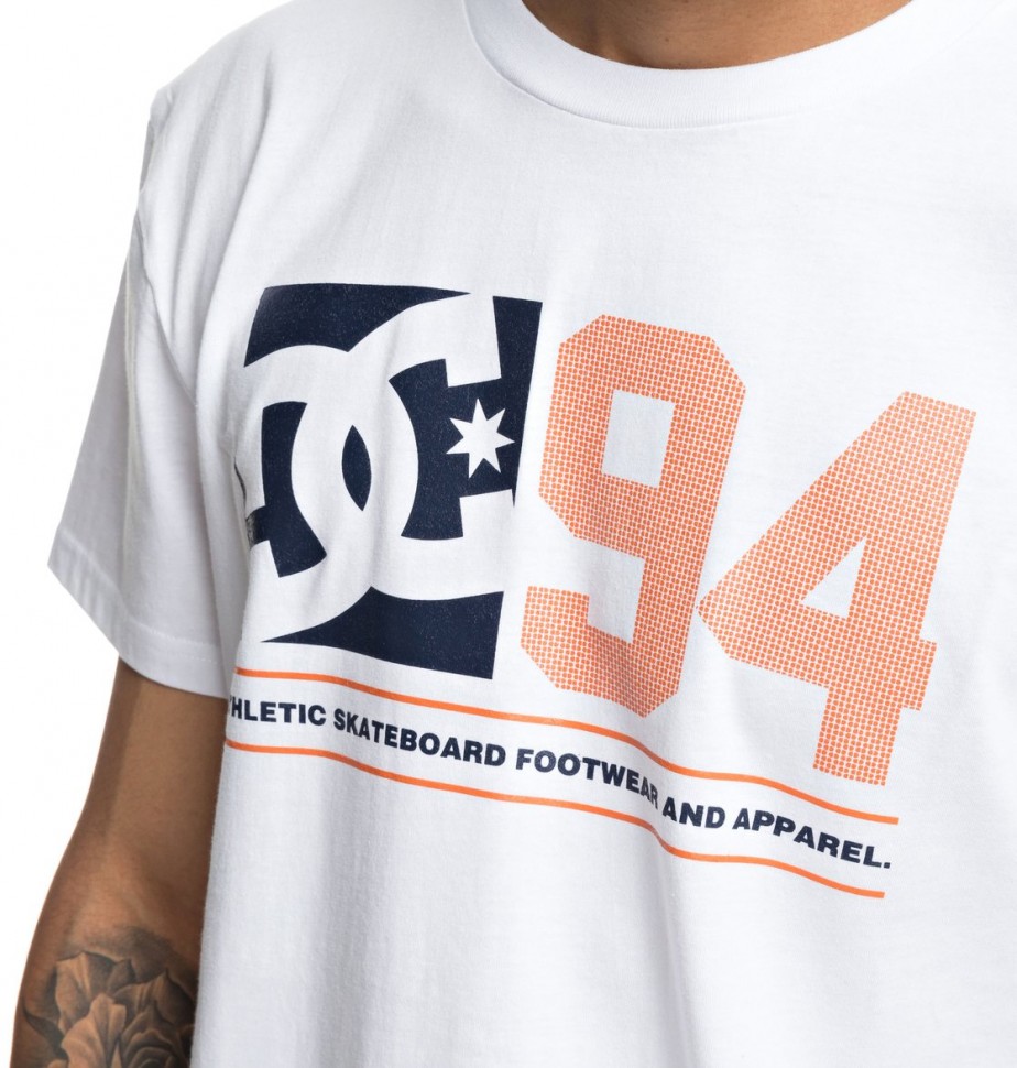 Футболка DC SHOES Player Seven Ss M Snow White фото 3