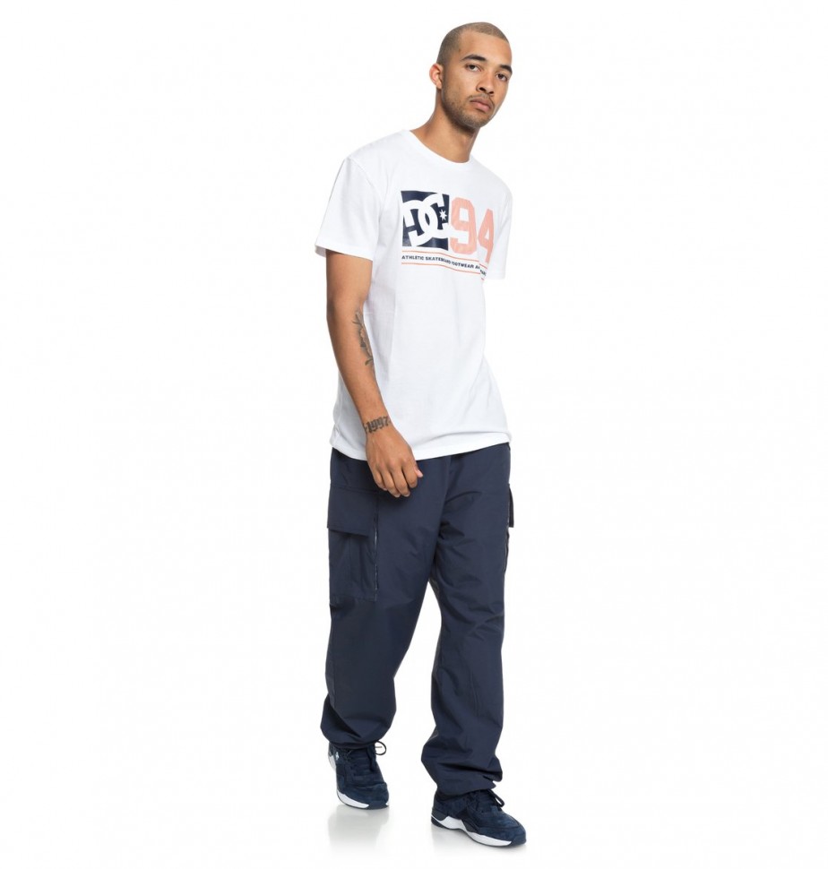 Футболка DC SHOES Player Seven Ss M Snow White фото 4
