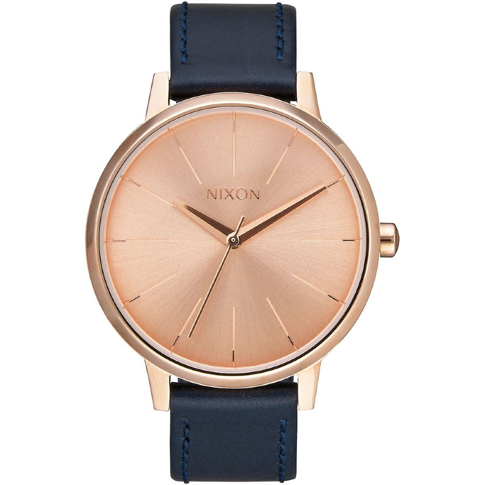 Часы NIXON Kensington Leather A/S Rose Gold/Navy