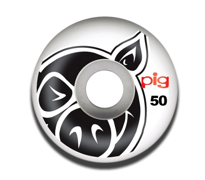фото Колеса для скейтборда pig head natural 50 мм 101a 2020