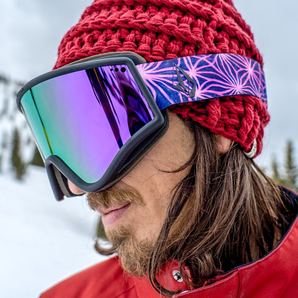 фото Маска горнолыжная volcom footprints mike ravelson purple chrome 2024