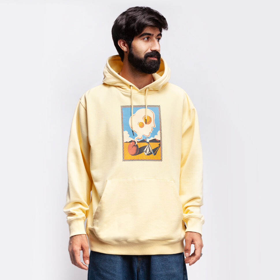 фото Толстовка volcom fa p/o fleece dawn yellow 2021