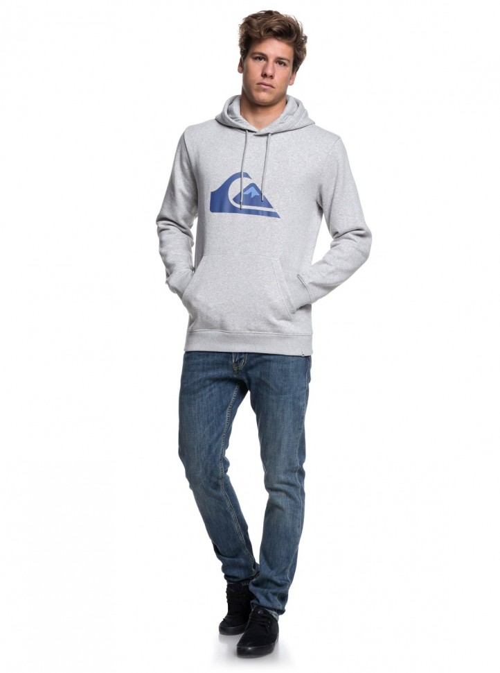 Джемпер QUIKSILVER Big Logo Hood M Light Grey Heather фото 2