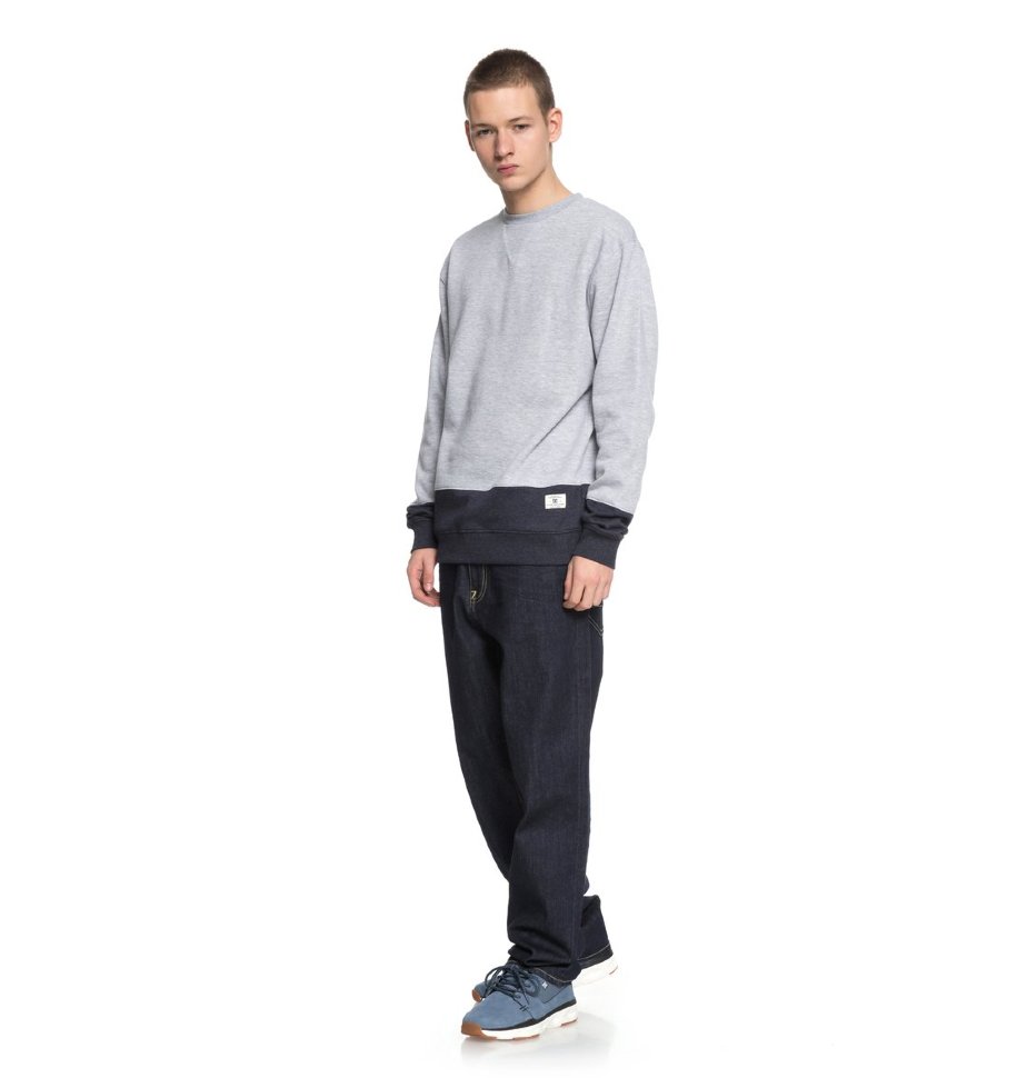 Джемпер мужской DC SHOES Rebel Lo Block M Grey Heather фото 2