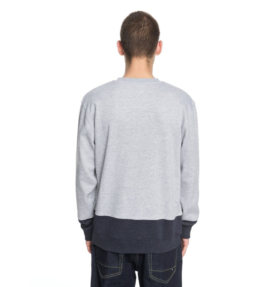 Джемпер мужской DC SHOES Rebel Lo Block M Grey Heather фото 3