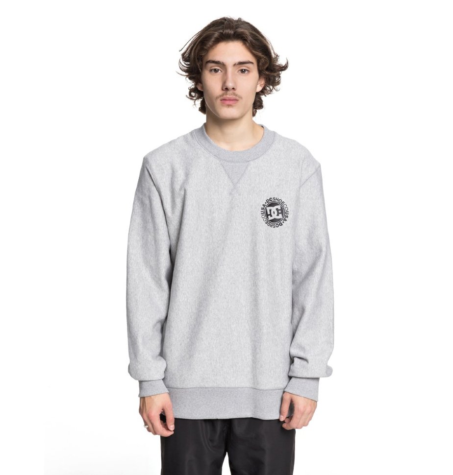 Джемпер мужской DC SHOES Core Crew Fleec M Heather Grey