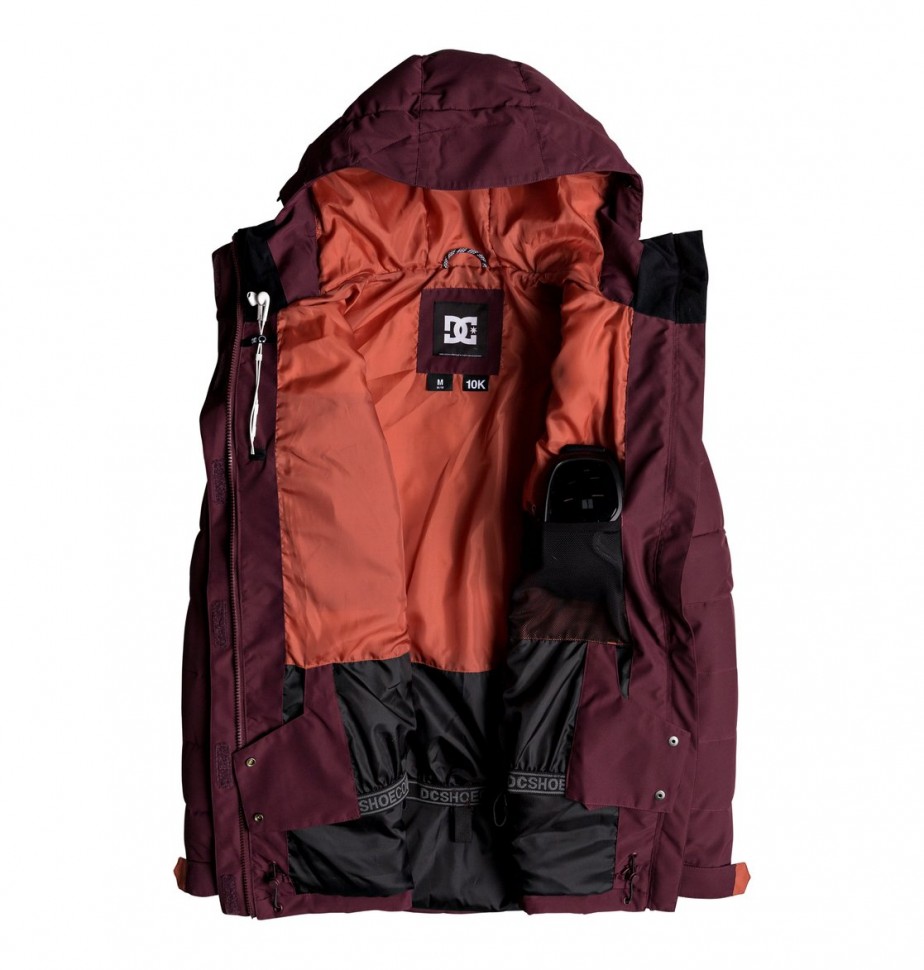Куртка для сноуборда женская DC SHOES Liberty Jkt J Winetasting фото 3