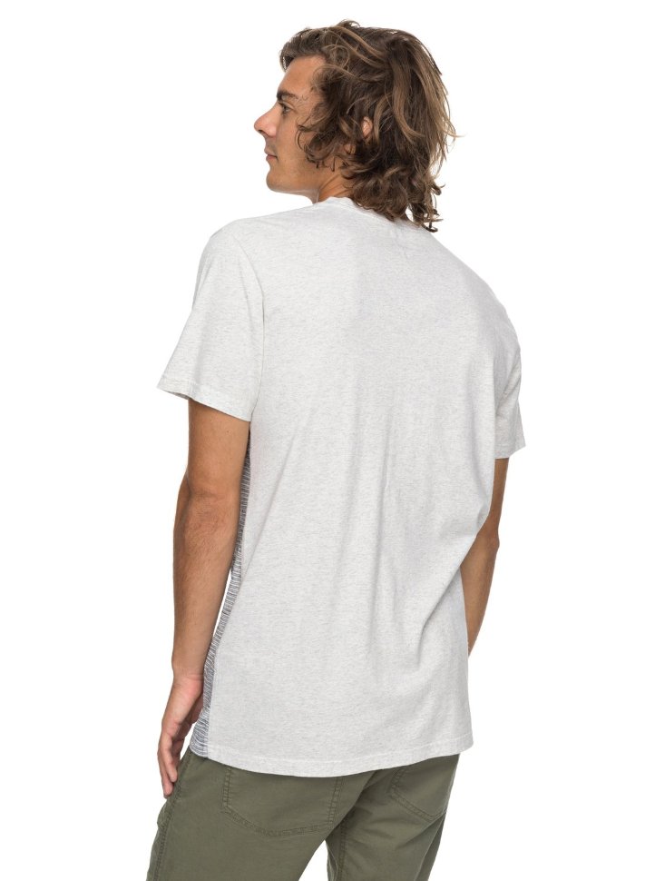 Футболка мужская QUIKSILVER Castlecrew M Snow White Heather фото 3