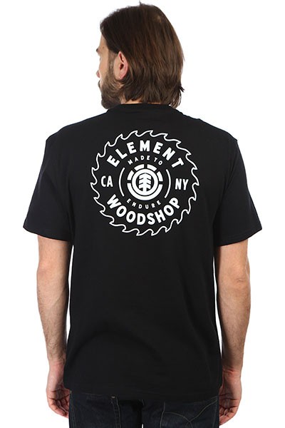 Футболка мужская ELEMENT Blade Ss Flint Black фото 2