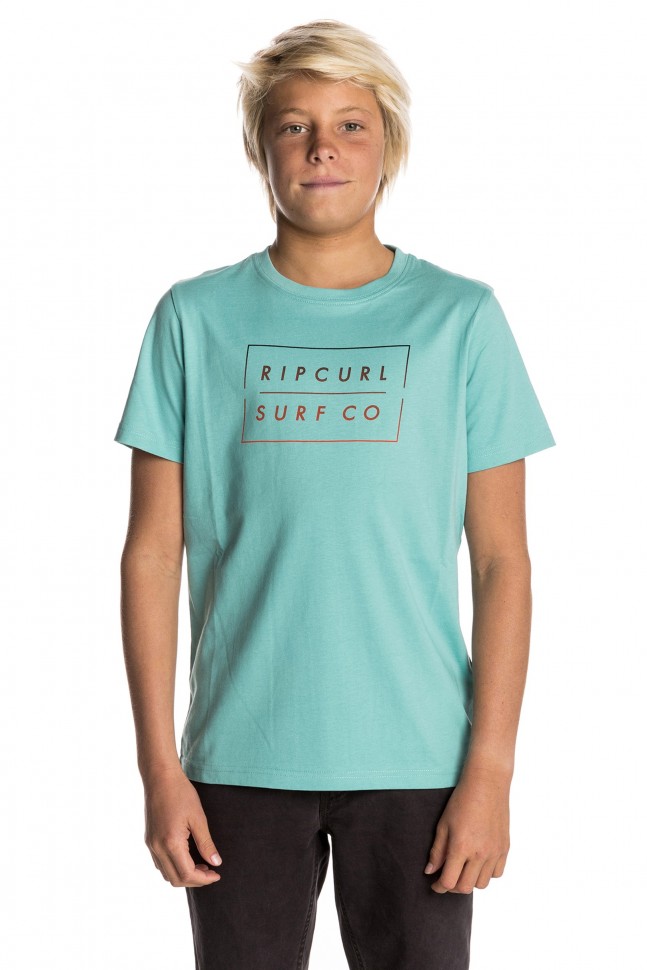 Футболка RIP CURL Undertow Logo Gradian Ss Tee Nile Blue