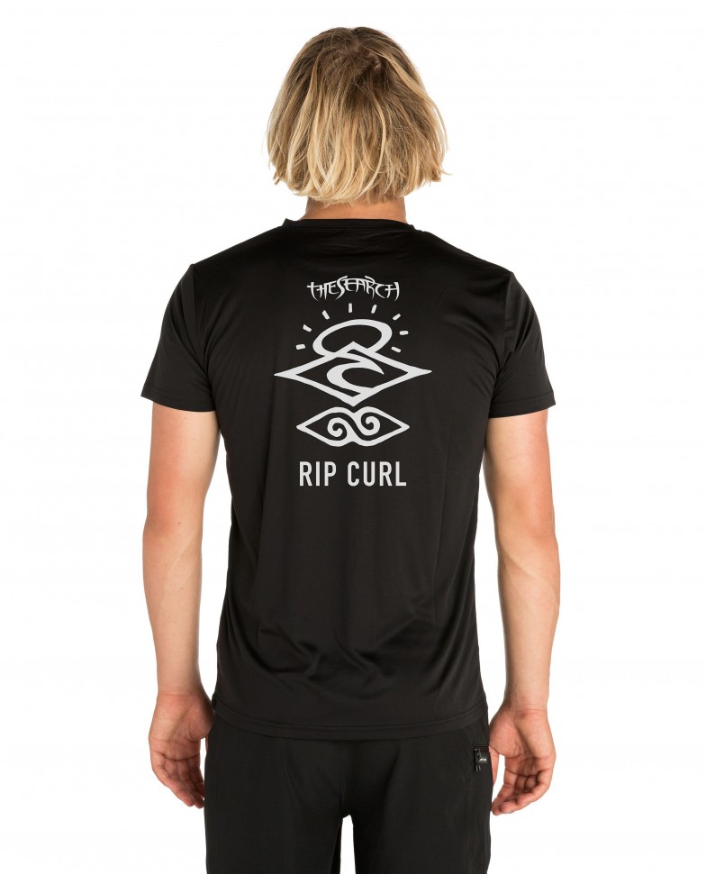 Лайкра RIP CURL Search Logo S/Sl Uv Tee Black фото 2