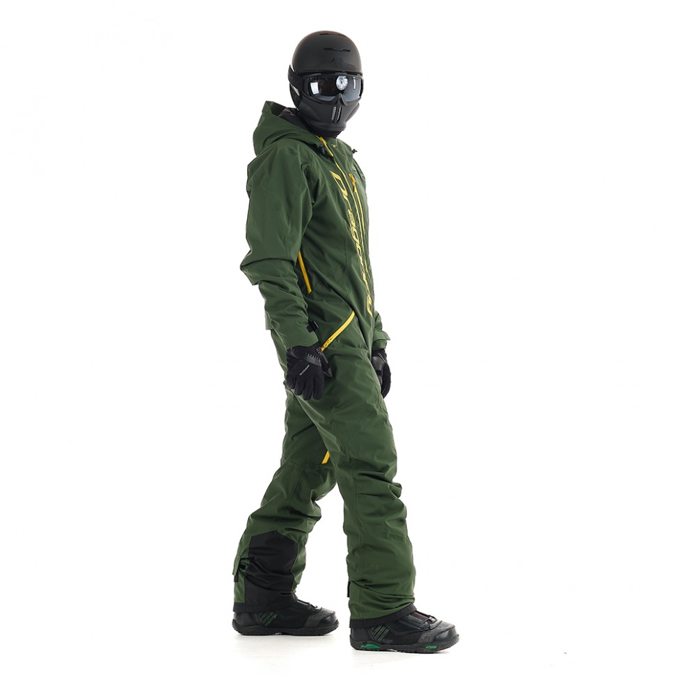 Комбинезон для сноуборда мужской DRAGONFLY Ski Basic Man Khaki фото 4