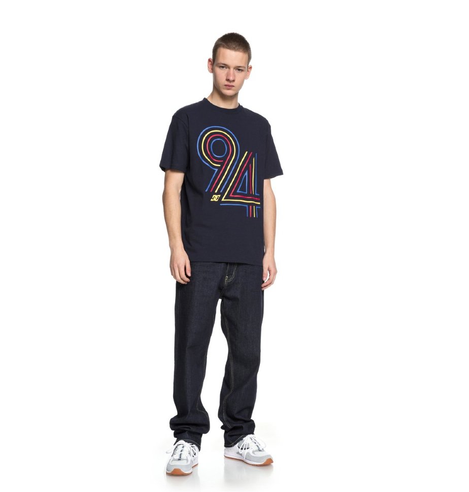 Футболка мужская DC SHOES Cycle Line Ss M Dark Indigo фото 2