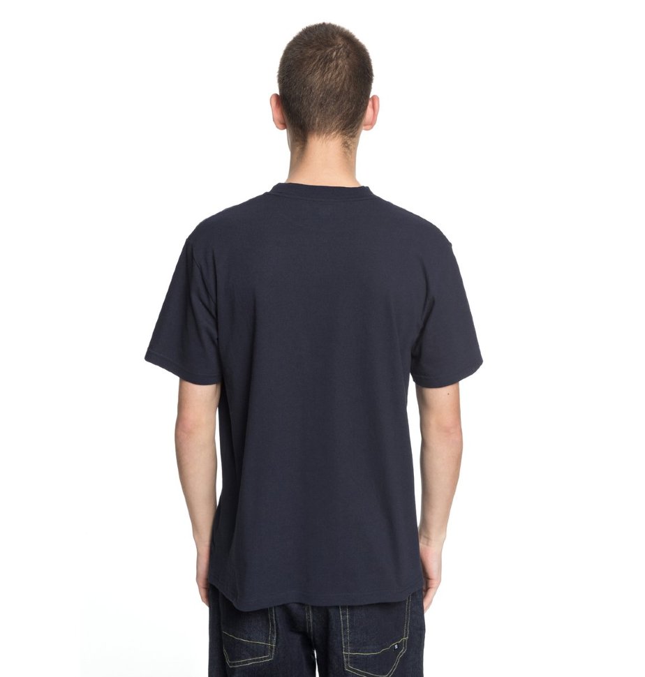 Футболка мужская DC SHOES Cycle Line Ss M Dark Indigo фото 3