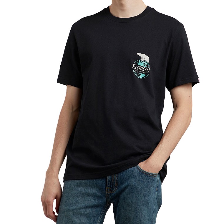 Футболка мужская ELEMENT Arctic Ss Flint Black фото 2