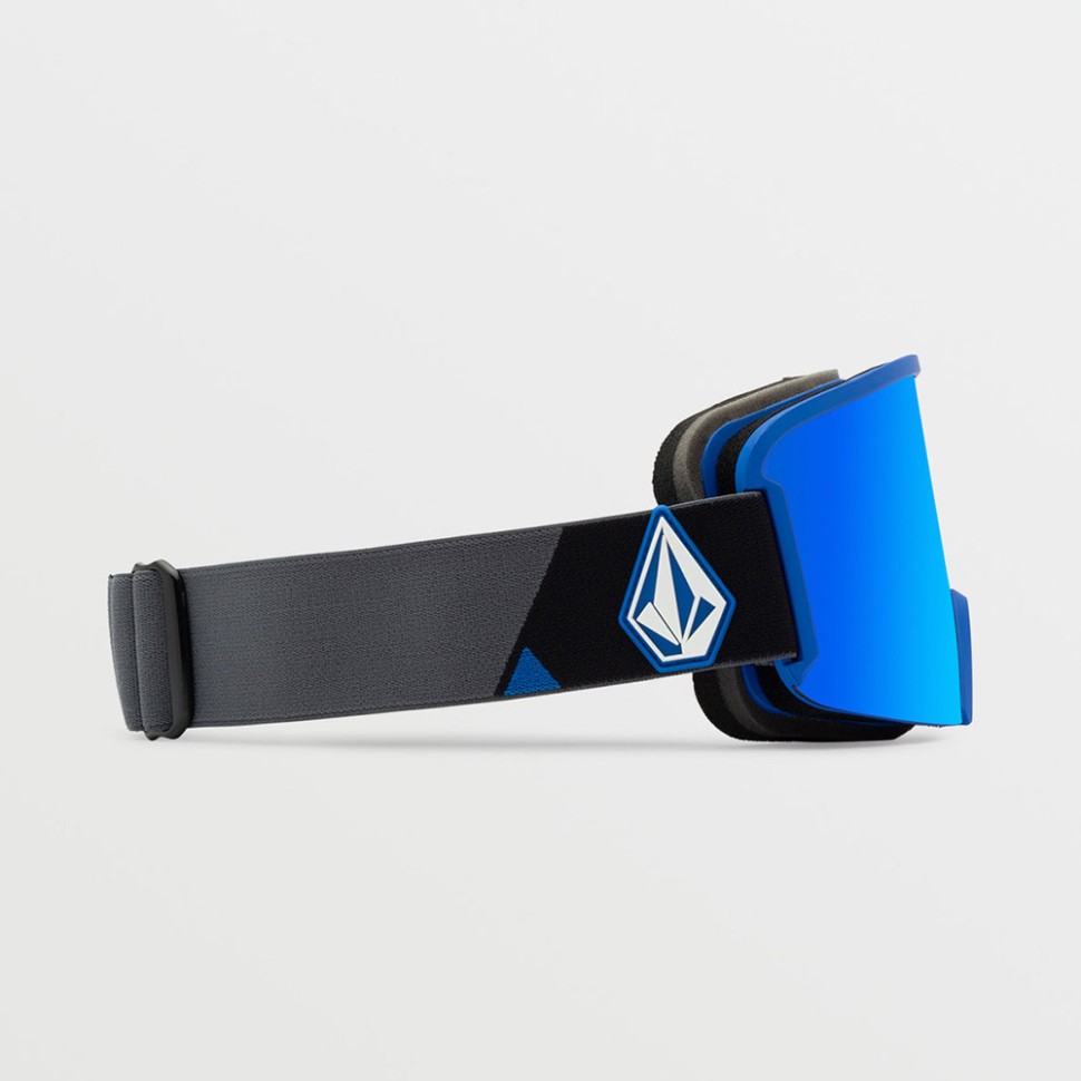 фото Маска горнолыжная volcom garden blue/dark grey blue chrome 2024