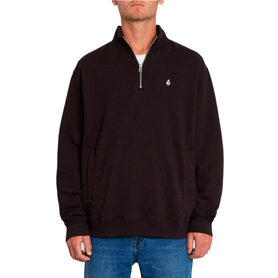 фото Толстовка volcom serum quarter zip black 2021