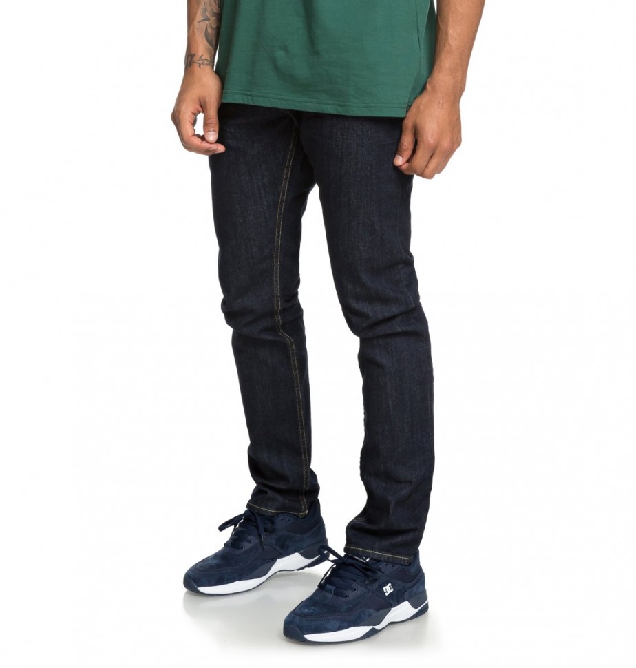Джинсы DC SHOES Worker Slim Sir M Indigo Rinse фото 3