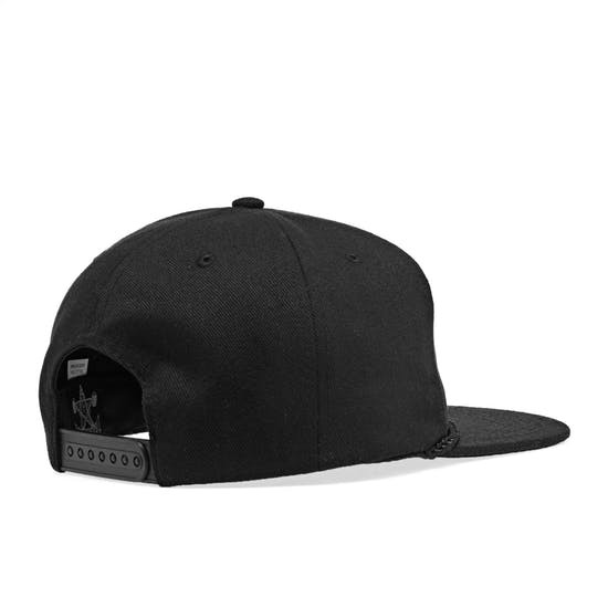 Пятипанельная кепка THRASHER Rope Snapback Black/Black фото 2